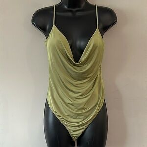 Out From Under x URBAN OUTFITTERS Women's Green Bodysuit moss green medium